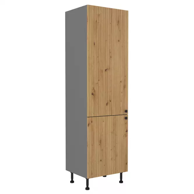 Szafka kuchenna AVA dąb artisan/antracyt 60dk-215 2f