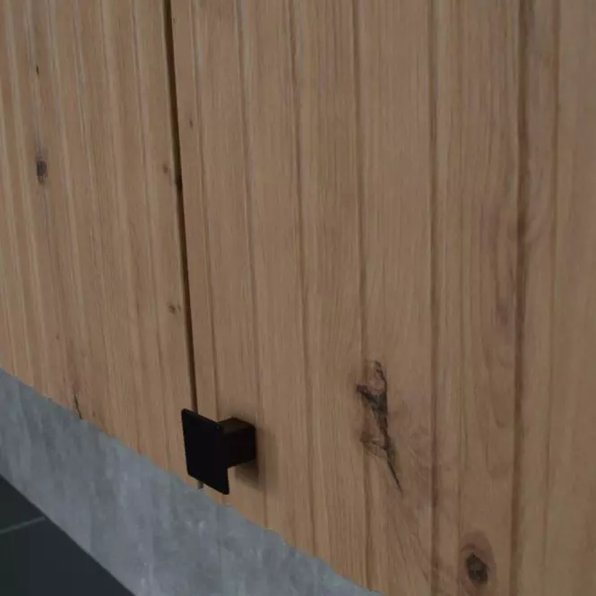 Szafka kuchenna AVA dąb artisan/antracyt 60dks-215 1f 3s