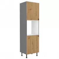 Szafka kuchenna AVA dąb artisan/antracyt 60dp-215 2f
