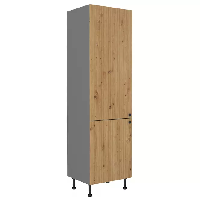 Szafka kuchenna AVA dąb artisan/antracyt 60lo-215 2f