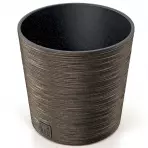 Doniczka Furu Round Low Eco wood 250 – kawa eco