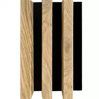 Panel lamelowy 3D MDF/HDF Dąb Natural 41x190x2750
