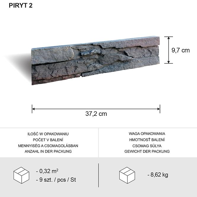 Kamień betonowy Piryt 2