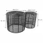 Zestaw stolików BULAN RATTAN 60 czarny,2