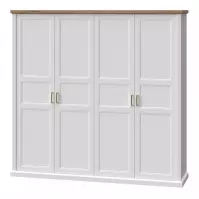 Szafa 4d Tara p4/ta white/pacific walnut