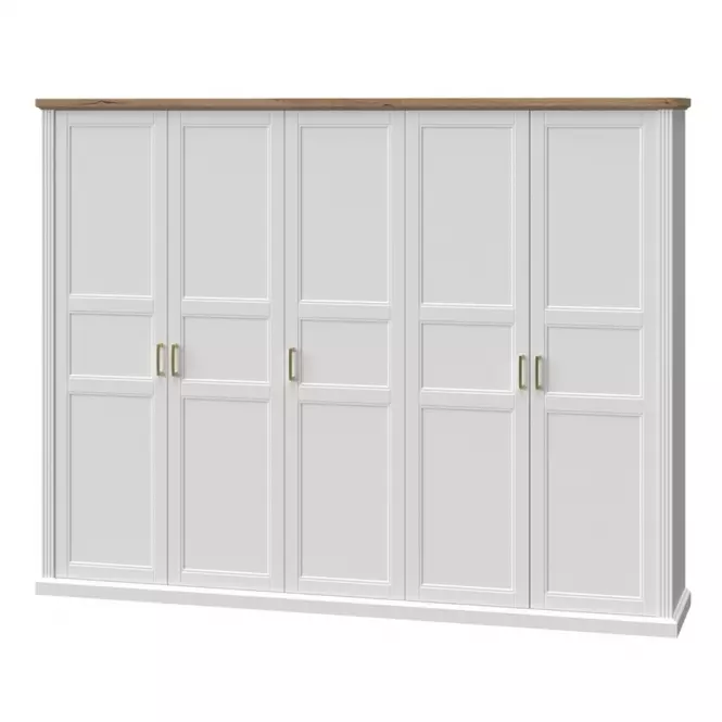 Szafa 5d Tara p5/ta white/pacific walnut