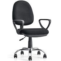 Krzesło obrotowe Flint C205 black/chrom