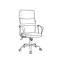 Krzesło obrotowe Mizar 2501 white/chrome,3