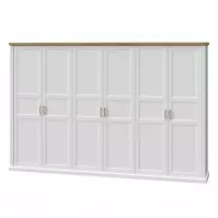 Szafa 6d Tara p6/ta white/pacific walnut