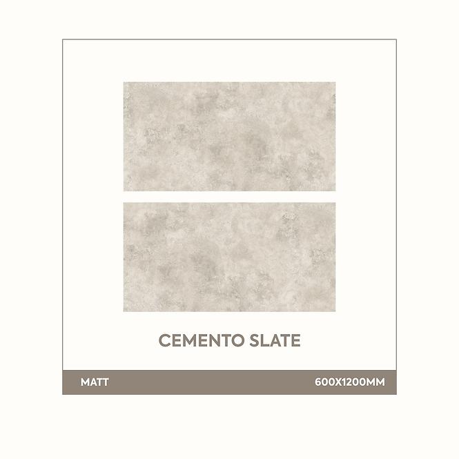 Gres Cemento Slate Mat Rekt 60/120