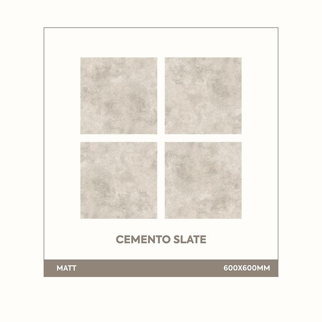 Gres Cemento Slate Mat Rekt 60/120