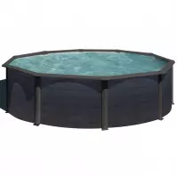 Basen stalowy okrągły grafit seria KEA 4.6X1.2M KIT460GF GRE