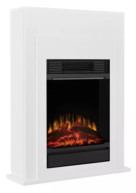 Kominek elektryczny Bellini biały 1400W