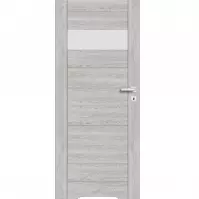 Drzwi wewnętrzne PARE 1*4 60L Dąb Szary  WC+PODC