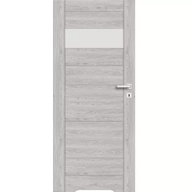 Drzwi wewnętrzne PARE 1*4 70L Dąb Szary  WC+PODC