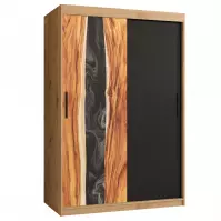Szafa Resin 120 Dąb Artisan/Czarny