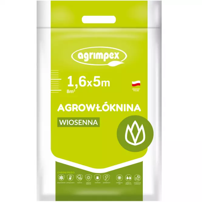 Agrowłóknina wiosenna hobby Agrimpex 17g 1,6x5 m