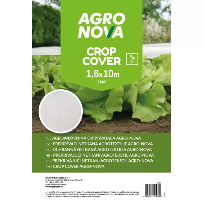 Agrowłóknina wiosenna Agro-nova 1,6x10 m