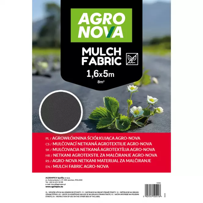 Agrowłóknina ściółkująca hobby Agro-nova 1,6x5 m