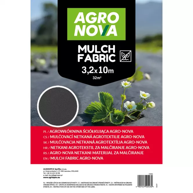 Agrowłóknina ściółkująca hobby Agro-nova 3,2x10 m
