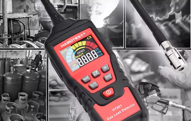 Habotest Detektor Wycieku Gazów z Alarmem HT601B