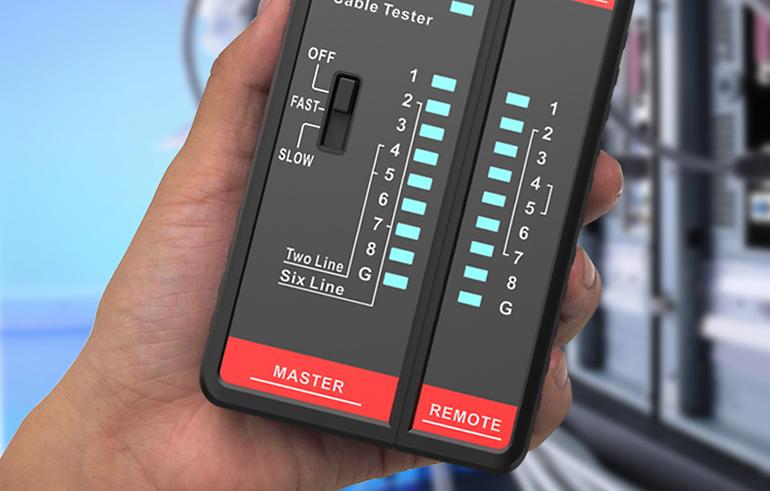 Habotest Tester Przewodów Sieciowych RJ11 / RJ45 HT812A