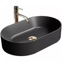 Umywalka nablatowa Nadia 60 Black Matt