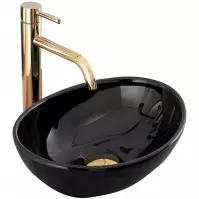 Umywalka nablatowa Sofia Mini Black Shiny
