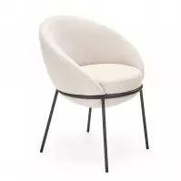 Krzesło K482 tkanina/metal beż 61x59x78