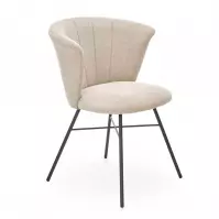 Krzesło K459 tkanina/metal beż 60x59x79