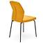 Krzesło K461 tkanina/metal musztardowy 46x56x92,5