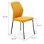 Krzesło K461 tkanina/metal musztardowy 46x56x92,9