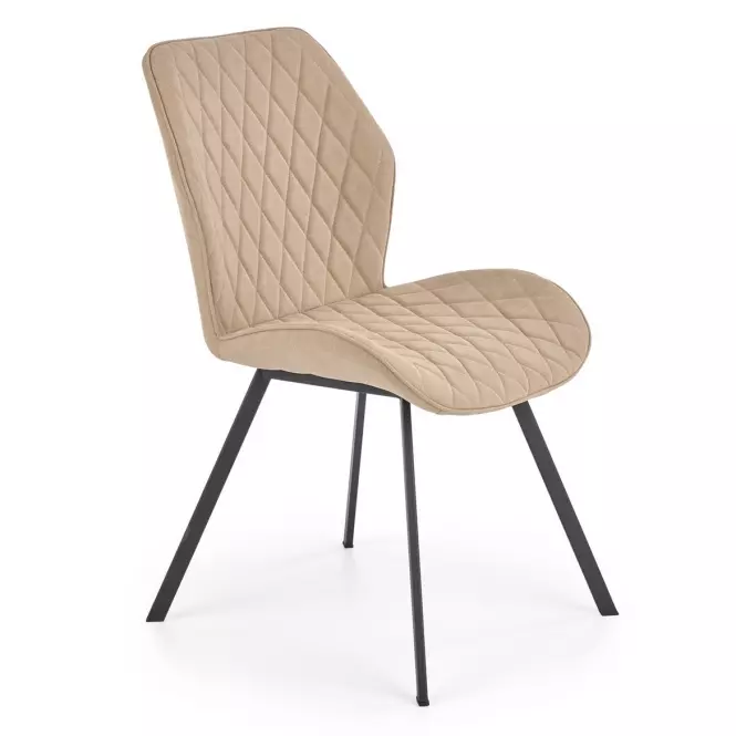 Krzesło K360 tkanina/metal beż 51x64x90