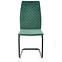 Krzesło K444 tkanina/metal ciemny zielony 44x54x97,2