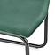 Krzesło K444 tkanina/metal ciemny zielony 44x54x97,8
