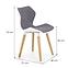 Krzesło K277 tkanina/ekoskóra/drewno popiel/biały,7