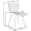Krzesło K277 tkanina/ekoskóra/drewno popiel/biały,8