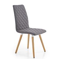 Krzesło K282 tkanina/drewno popiel 56x44x93