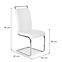 Krzesło K250 metal/ekoskóra biały 42x59x99,3