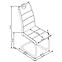 Krzesło K349 tkanina/metal popiel 42x60x97,3