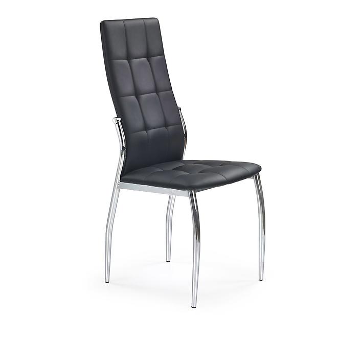 Krzesło K209 metal/ekoskóra czarny 43x54x101