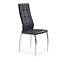 Krzesło K209 metal/ekoskóra czarny 43x54x101