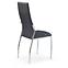 Krzesło K209 metal/ekoskóra czarny 43x54x101,2