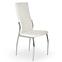 Krzesło K238 metal/ekoskóra biały 43x54x101