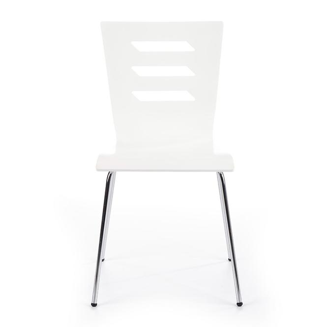 Krzesło K155 metal/drewno biały 46x47x85