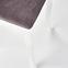 Krzesło Barock drewno/tkanina biały/popiel 45x51x93,7