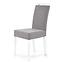Krzesło Clarion drewno/velvet biały/inari 91 47x59x99