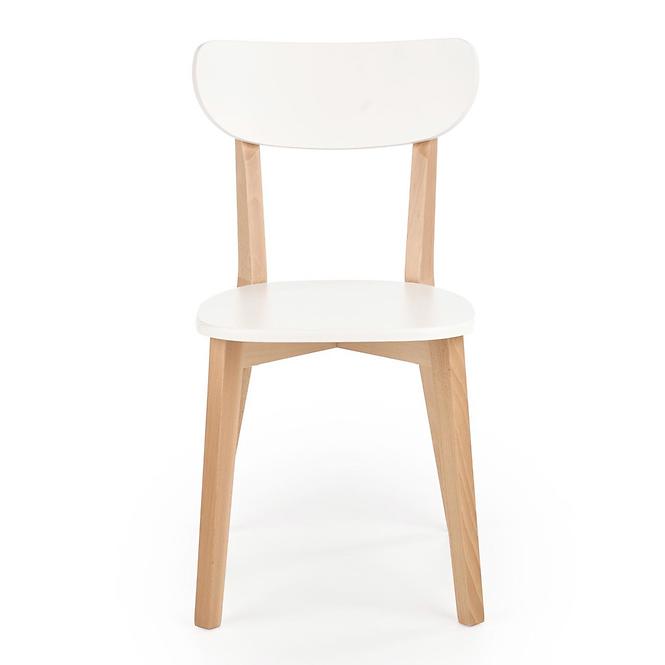 Krzesło Buggi drewno/MDF biały 45x50x81