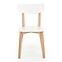Krzesło Buggi drewno/MDF biały 45x50x81,2