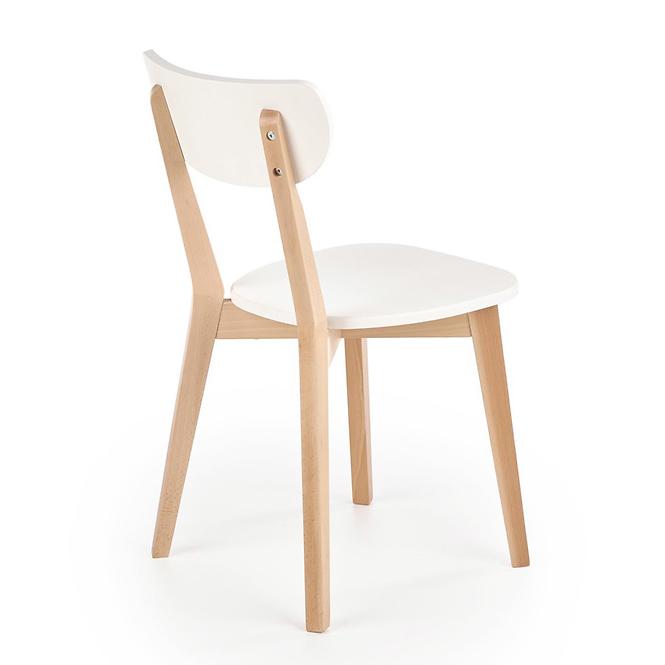 Krzesło Buggi drewno/MDF biały 45x50x81